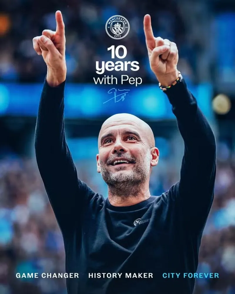 Manchester City anuncia saída de Pep Guardiola