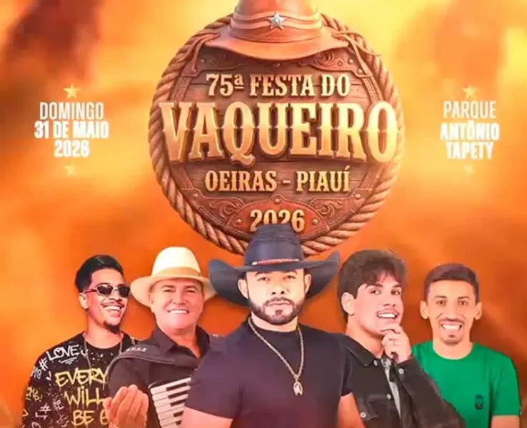 Prefeitura de Oeiras anuncia 75ª Festa do Vaqueiro com cavalgada, corridas e shows