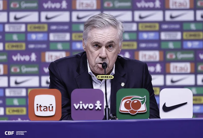 Ancelotti renova com a CBF e vai comandar a Seleção até 2030